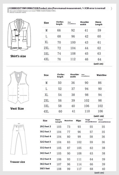 Men's Business Fashion And Leisure Suit