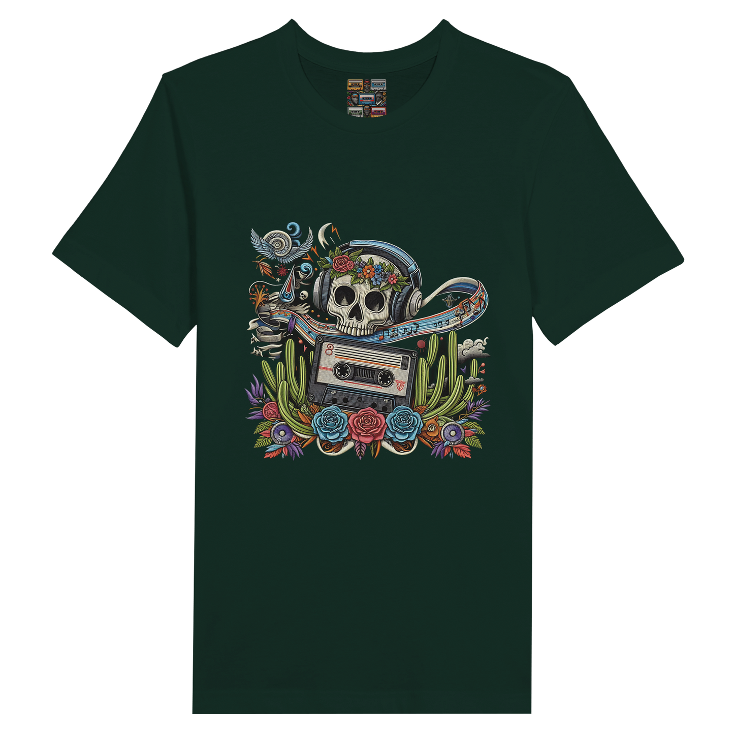 Skull Music Love & Retro Gangster 4 Design