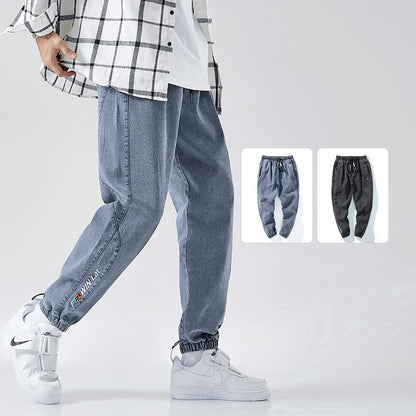 Pantalones vaqueros holgados de moda para hombre en tallas grandes