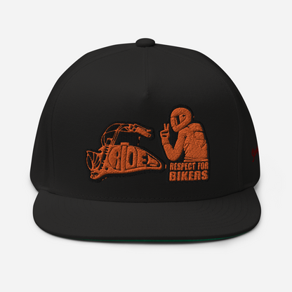 Gorra de ciclista con visera plana Ride Rispect