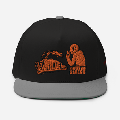 Gorra de ciclista con visera plana Ride Rispect