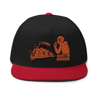 Gorra de ciclista con visera plana Ride Rispect