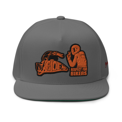 Gorra de ciclista con visera plana Ride Rispect