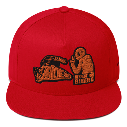 Gorra de ciclista con visera plana Ride Rispect