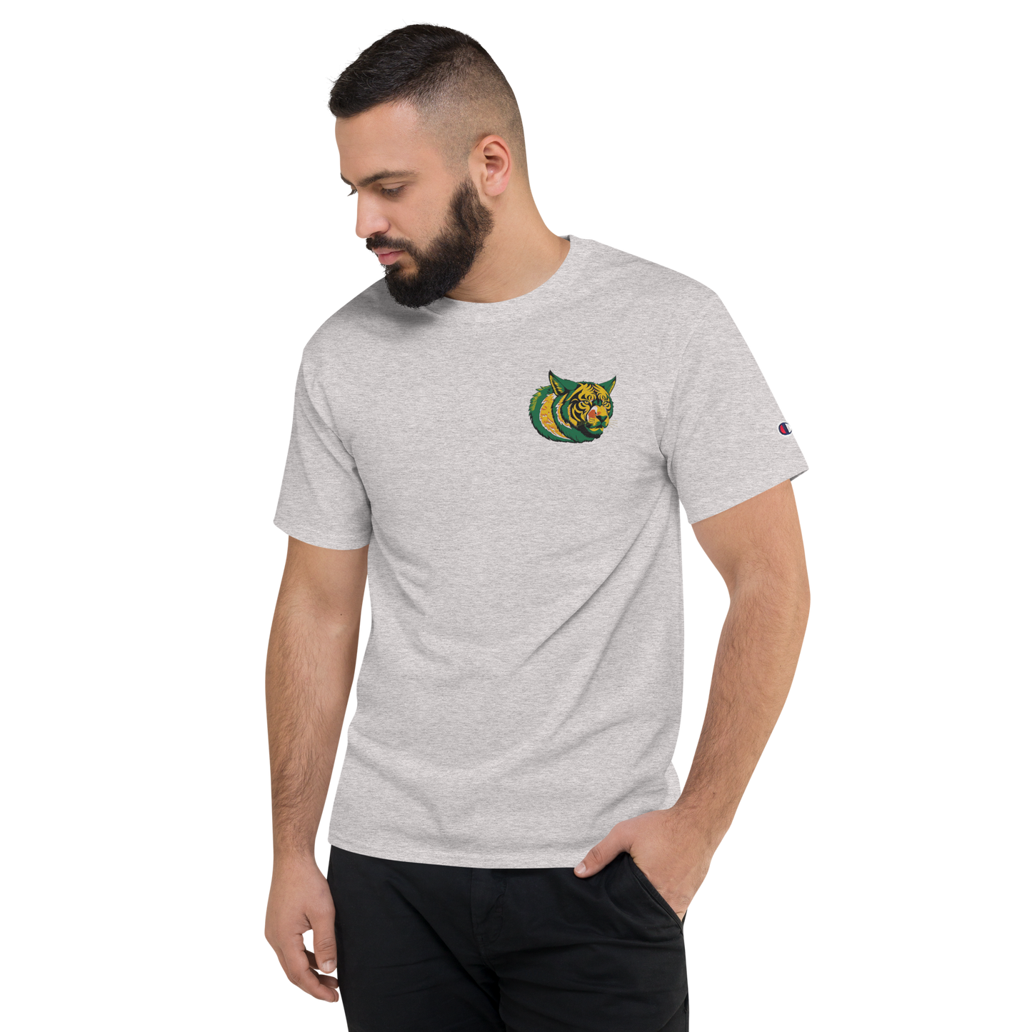 Verdant Tiger Crest Tee 🐅🌿