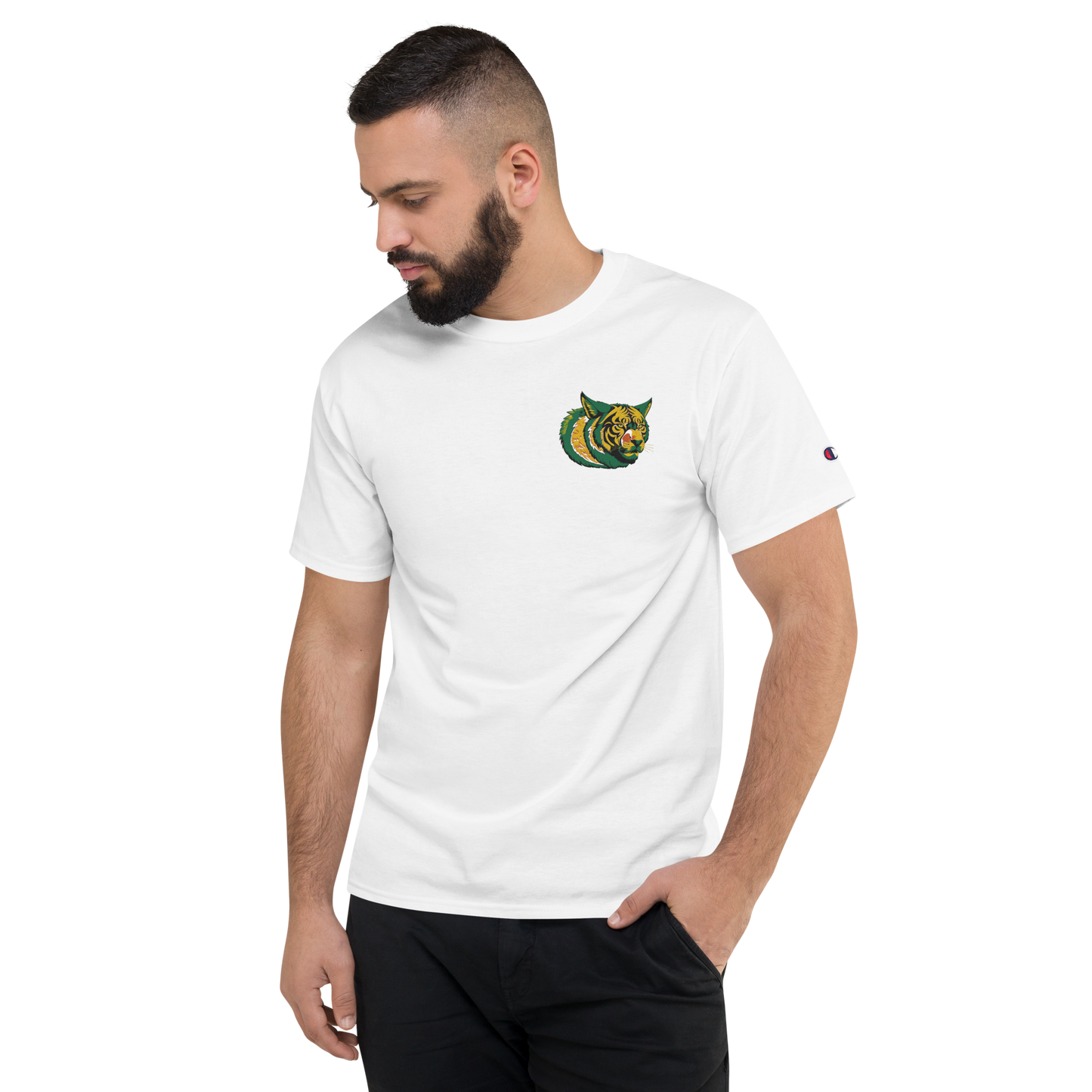 Verdant Tiger Crest Tee 🐅🌿