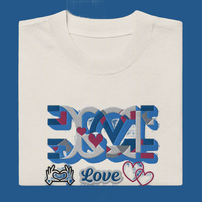 Geo-Love Luxe Tee