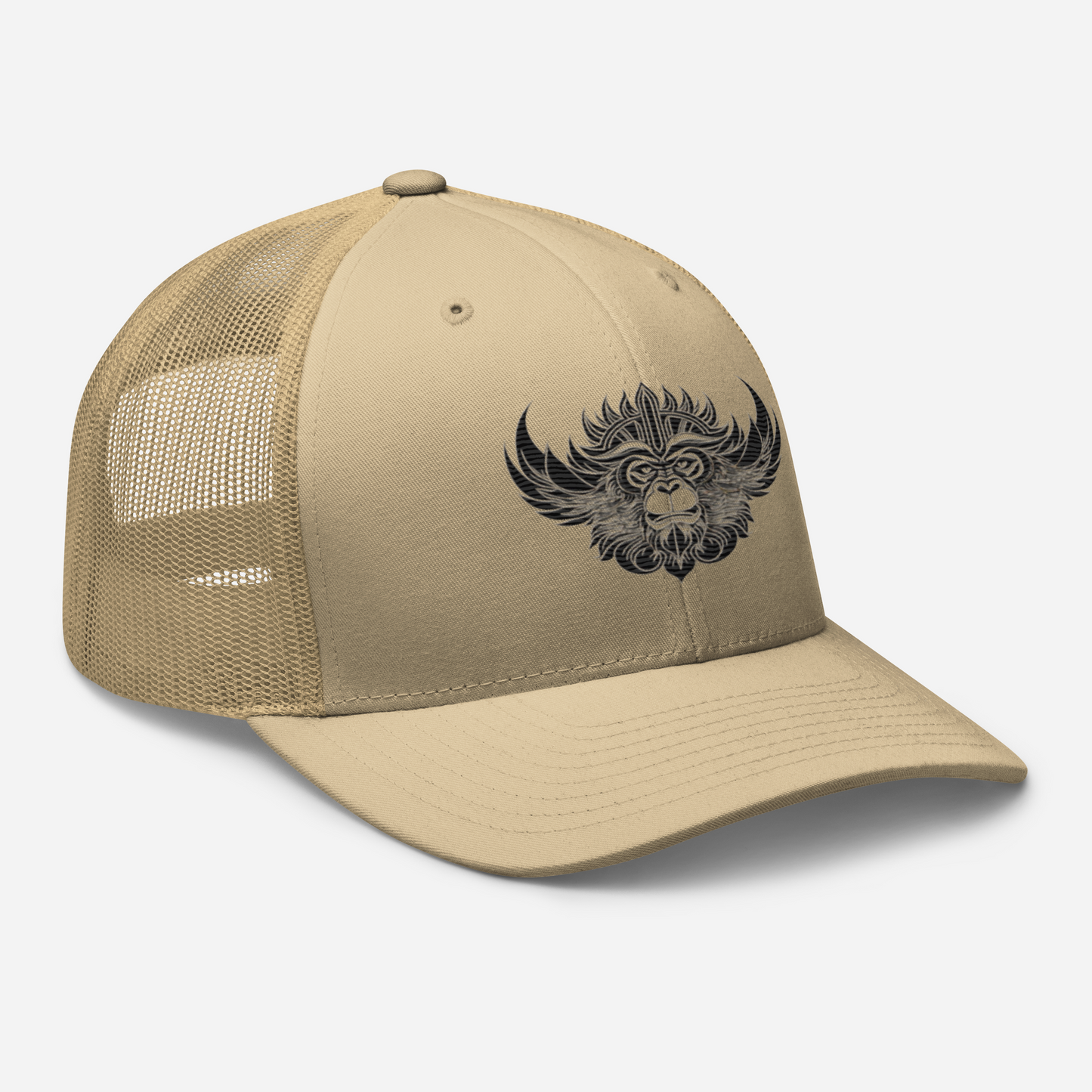 Gorra con cuernos de primate real