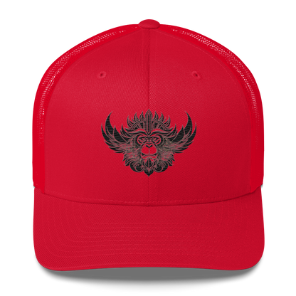 Gorra con cuernos de primate real