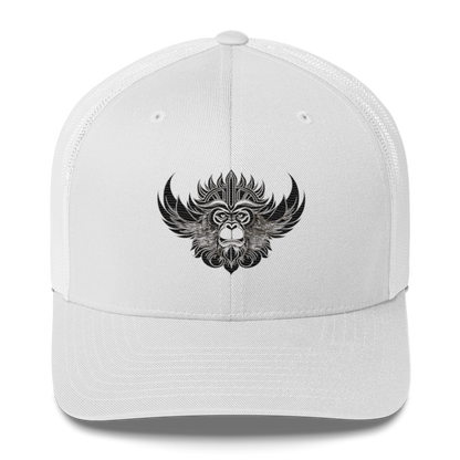 Gorra con cuernos de primate real