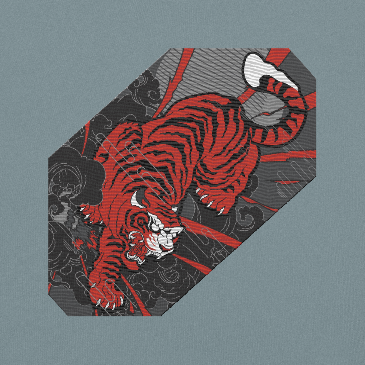 Scarlet Tiger Stripes Tee