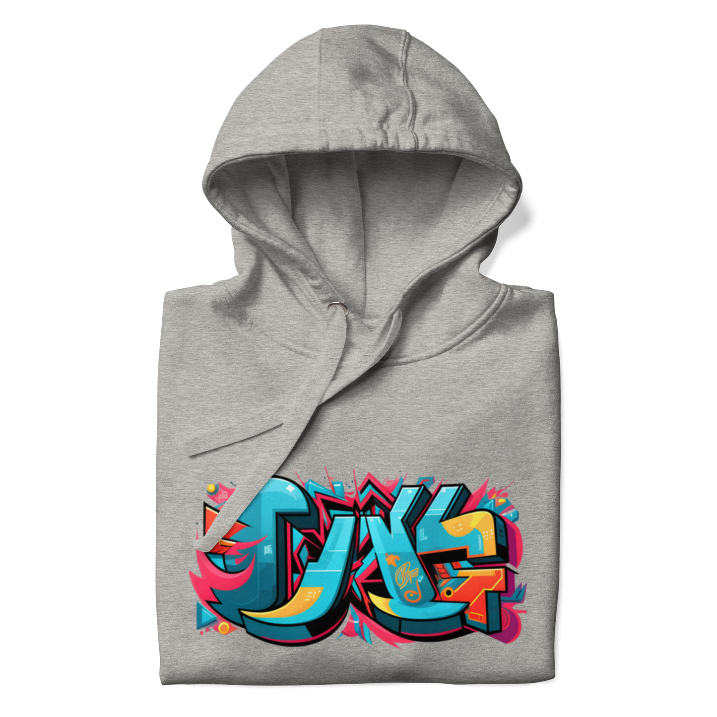 Sudadera unisex con capucha y estampado de grafiti