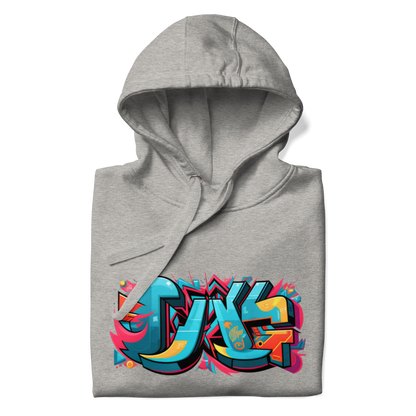 Sudadera unisex con capucha y estampado de grafiti