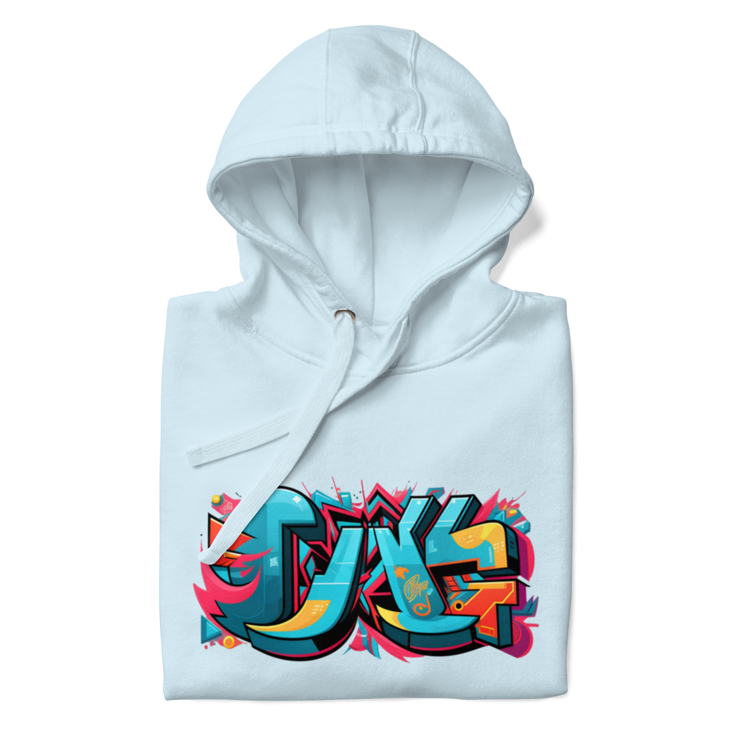 Sudadera unisex con capucha y estampado de grafiti