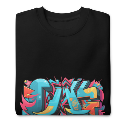 Urban Edge Graffiti Sweatshirt