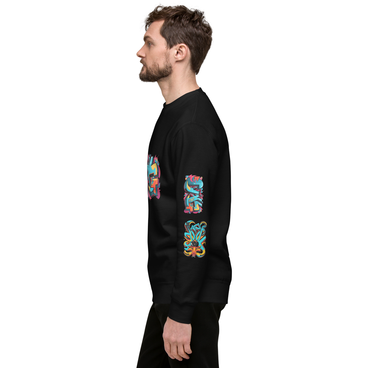 Urban Edge Graffiti Sweatshirt