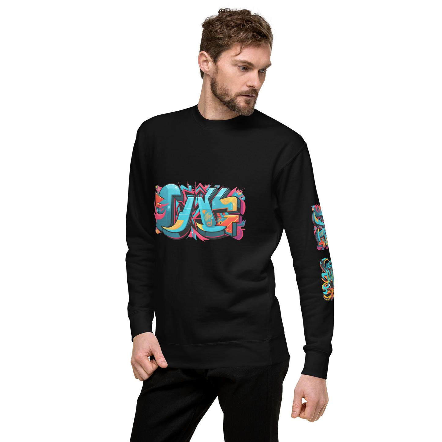 Urban Edge Graffiti Sweatshirt