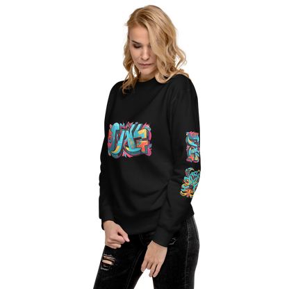 Urban Edge Graffiti Sweatshirt