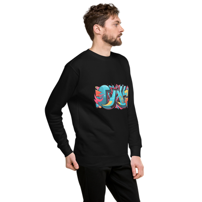 Urban Edge Graffiti Sweatshirt