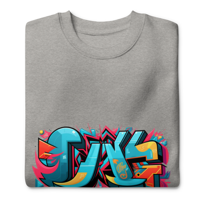 Urban Edge Graffiti Sweatshirt