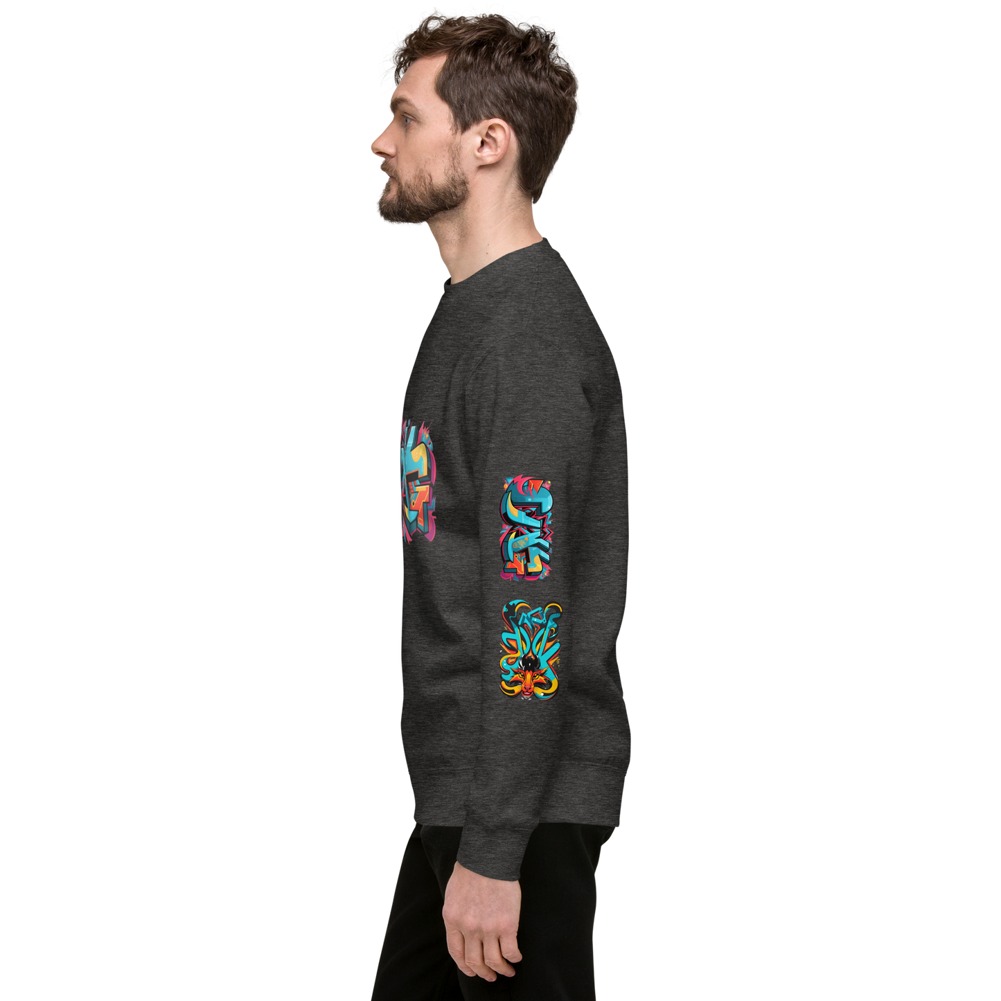 Urban Edge Graffiti Sweatshirt