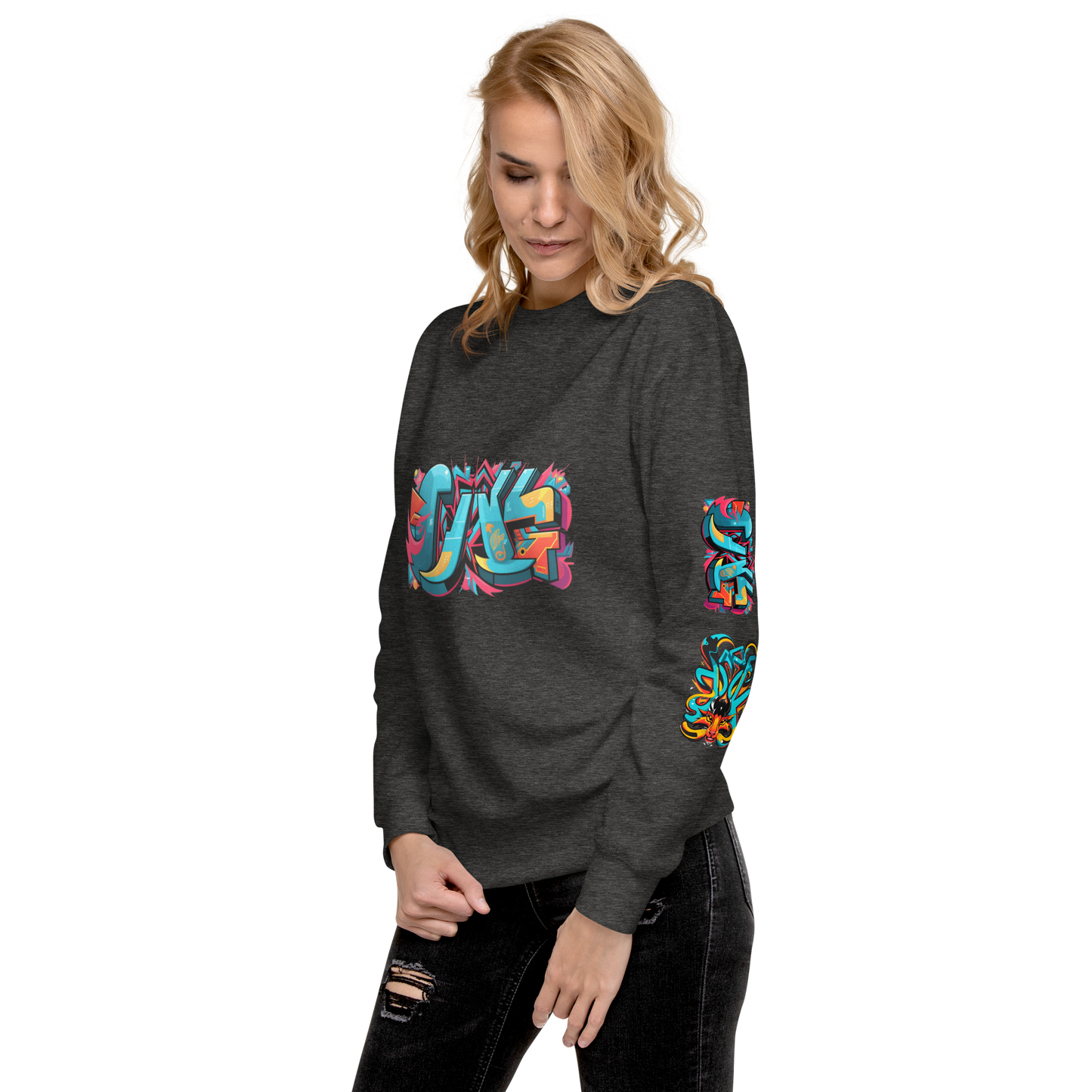 Urban Edge Graffiti Sweatshirt