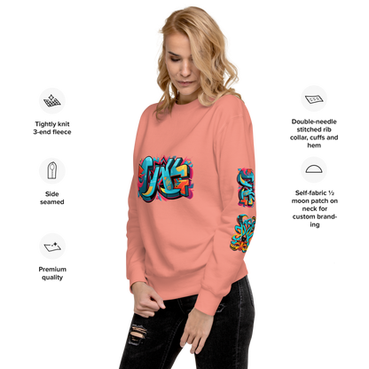 Urban Edge Graffiti Sweatshirt