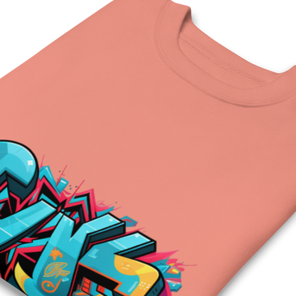 Urban Edge Graffiti Sweatshirt