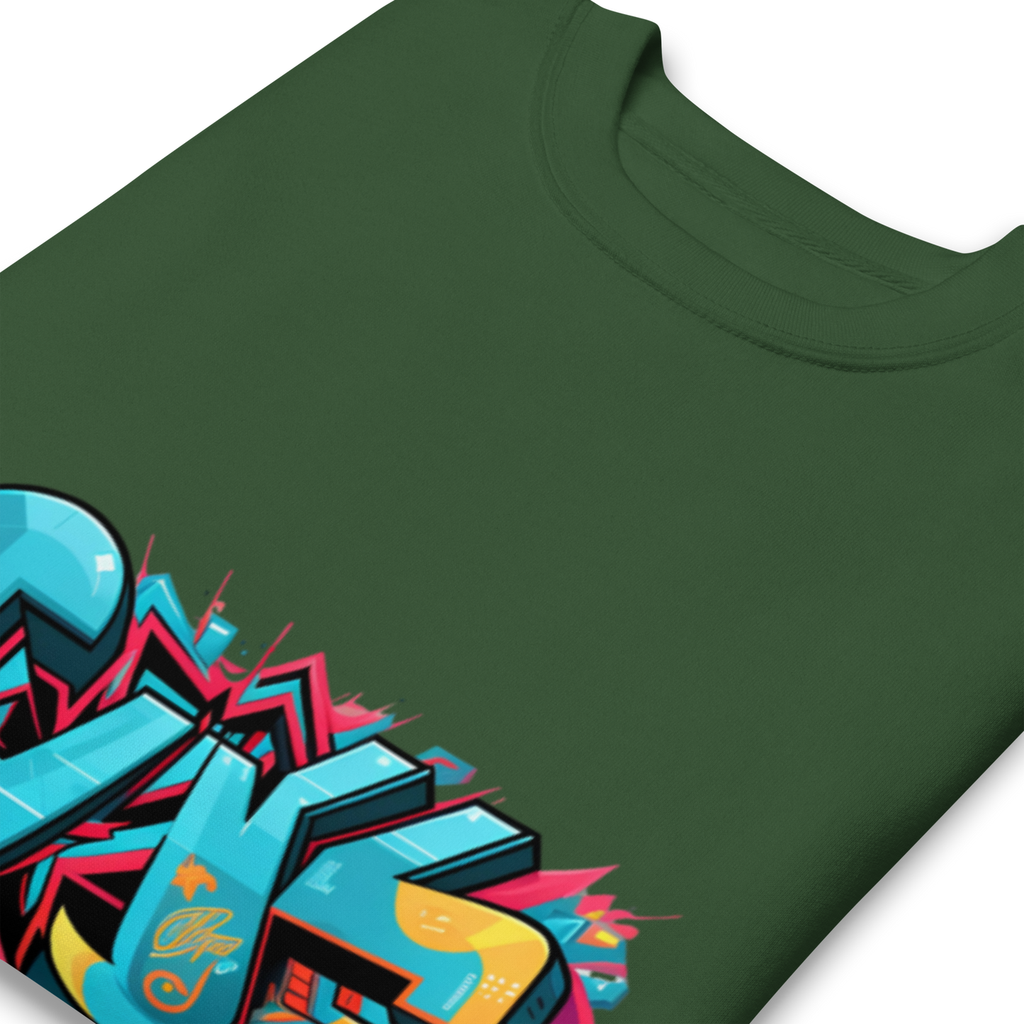 Urban Edge Graffiti Sweatshirt