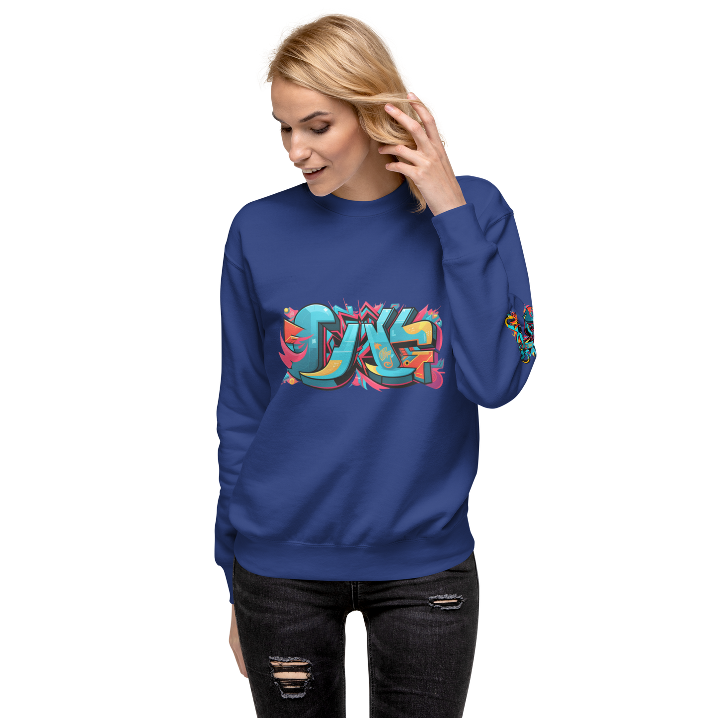 Urban Edge Graffiti Sweatshirt