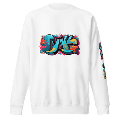 Urban Edge Graffiti Sweatshirt