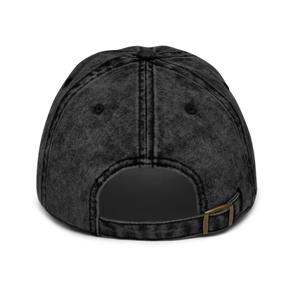 Gorra de sarga de algodón vintage