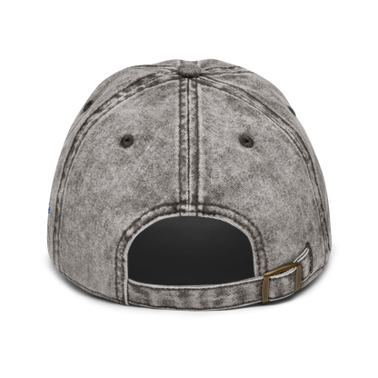 Gorra de sarga de algodón vintage