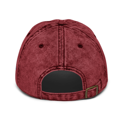 Gorra de sarga de algodón vintage